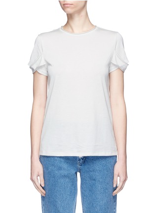 Main View - Click To Enlarge - HELMUT LANG - Rolled strap T-shirt