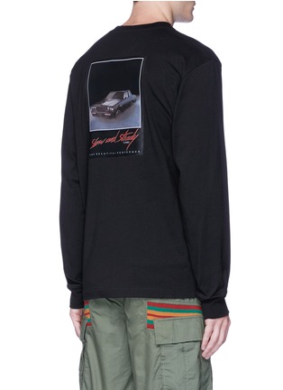 Back View - Click To Enlarge - ALEXANDER WANG - 'Slow and Steady' print long sleeve T-shirt