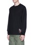Front View - Click To Enlarge - ALEXANDER WANG - 'Slow and Steady' print long sleeve T-shirt