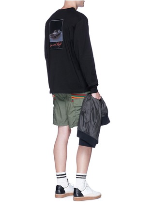 Figure View - Click To Enlarge - ALEXANDER WANG - 'Slow and Steady' print long sleeve T-shirt