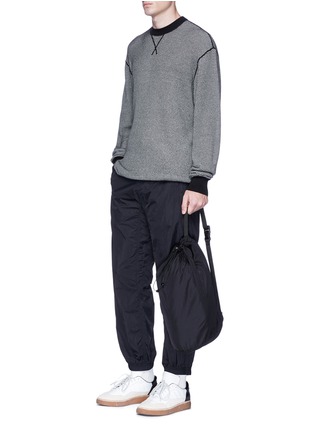 Figure View - Click To Enlarge - ALEXANDER WANG - Marled cotton knit sweater