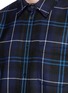 Detail View - Click To Enlarge - ALEXANDER WANG - Tartan plaid wool twill shirt