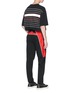 Figure View - Click To Enlarge - ALEXANDER WANG - 'Hybrid Moto' contrast trim chinos