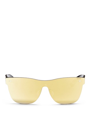 Main View - Click To Enlarge - SUPER - 'Tuttolente Screen Classic Gold' rimless all lens sunglasses