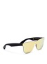 Figure View - Click To Enlarge - SUPER - 'Tuttolente Screen Classic Gold' rimless all lens sunglasses