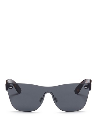 Main View - Click To Enlarge - SUPER - 'Tuttolente Screen Classic Black' rimless all lens sunglasses
