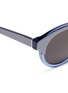Detail View - Click To Enlarge - SUPER - 'Boy Lamina' colourblock round acetate sunglasses