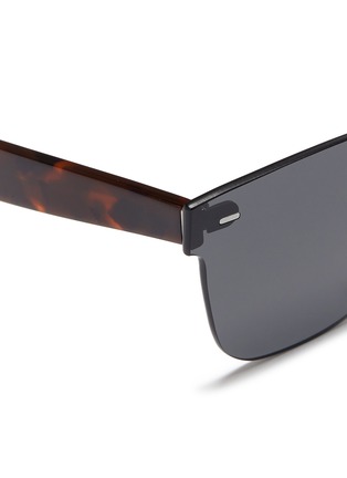 Detail View - Click To Enlarge - SUPER - 'Tuttolente Screen Flat Top Black' sunglasses