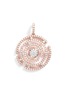Main View - Click To Enlarge - LC COLLECTION JEWELLERY - 'Art Deco' diamond 18k rose gold maze pendant