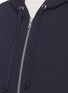 Detail View - Click To Enlarge - DRIES VAN NOTEN - 'Hillius' French terry long zip hoodie