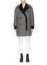 Main View - Click To Enlarge - DRIES VAN NOTEN - 'Rimic' 2-in-1 check plaid wool melton coat