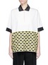 Main View - Click To Enlarge - DRIES VAN NOTEN - 'Curvali' geometric print poplin shirt