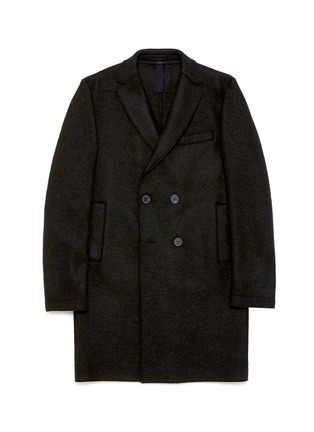 Main View - Click To Enlarge - HARRIS WHARF LONDON - Double breasted virgin wool felt coat