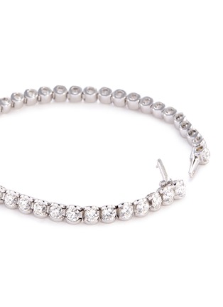 Detail View - Click To Enlarge - LAZARE KAPLAN - 'The RollerGlam' diamond 18k white gold bracelet