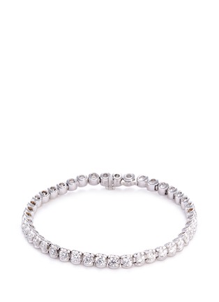 Main View - Click To Enlarge - LAZARE KAPLAN - 'The RollerGlam' diamond 18k white gold bracelet