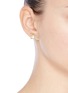 Figure View - Click To Enlarge - ELIZABETH AND JAMES - 'Isabelle' floral petal stud earrings