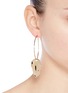 Figure View - Click To Enlarge - ELIZABETH AND JAMES - 'Ivy' hoop sculptural drop earrings