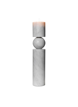  - LEE BROOM - Fulcrum marble large tealight holder