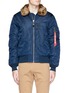 Main View - Click To Enlarge - 73354 - 'B-15' faux fur collar bomber jacket