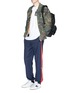 Figure View - Click To Enlarge - 73354 - Camouflage print reversible MA-1 bomber jacket