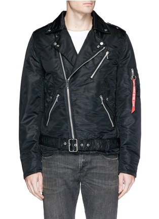 Main View - Click To Enlarge - 73354 - 'Outlaw' padded biker jacket
