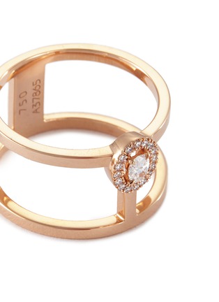 Detail View - Click To Enlarge - MESSIKA - 'Glam'Azone' diamond 18k rose gold ring