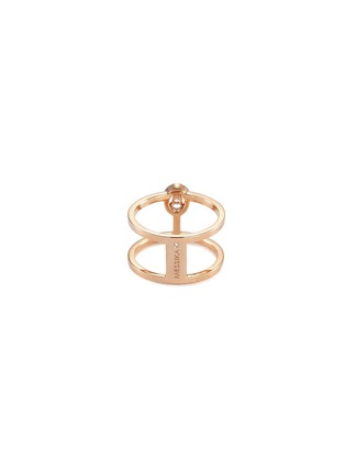 Figure View - Click To Enlarge - MESSIKA - 'Glam'Azone' diamond 18k rose gold ring