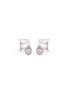 Main View - Click To Enlarge - MESSIKA - 'Glam'Azone' diamond 18k white gold cage earrings
