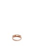 Detail View - Click To Enlarge - MESSIKA - 'Baby Move Pavée' diamond 18k rose gold ring
