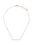 Main View - Click To Enlarge - MESSIKA - 'Gatsby Horizontal Bar' diamond 18k rose gold necklace
