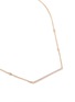 Figure View - Click To Enlarge - MESSIKA - 'Gatsby Horizontal Bar' diamond 18k rose gold necklace