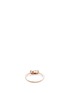 Figure View - Click To Enlarge - MESSIKA - 'Move Uno Pavée' diamond 18k rose gold ring