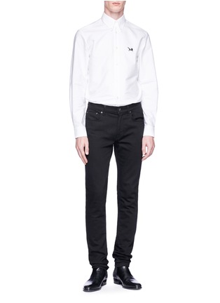 Figure View - Click To Enlarge - CALVIN KLEIN 205W39NYC - Graphic patch Oxford shirt