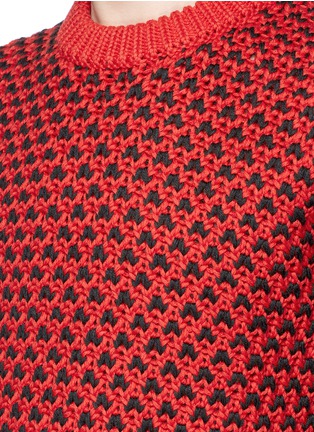 Detail View - Click To Enlarge - CALVIN KLEIN 205W39NYC - Wool blend textured sweater