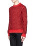 Figure View - Click To Enlarge - CALVIN KLEIN 205W39NYC - Wool blend textured sweater