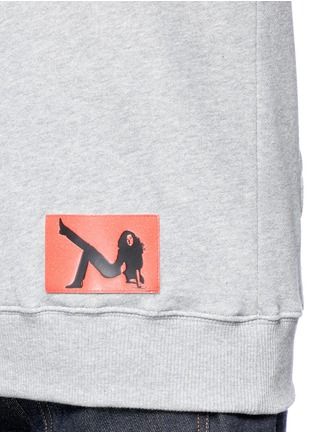 Detail View - Click To Enlarge - CALVIN KLEIN 205W39NYC - Graphic patch hoodie