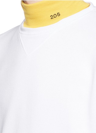 Detail View - Click To Enlarge - CALVIN KLEIN 205W39NYC - Graphic patch sweatshirt