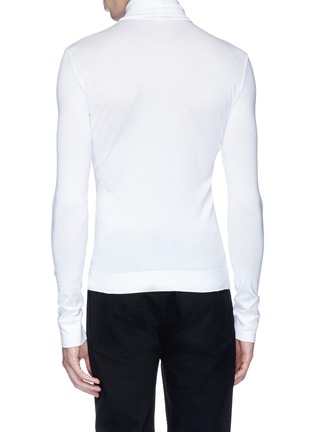 Back View - Click To Enlarge - CALVIN KLEIN 205W39NYC - Turtleneck long sleeve T-shirt
