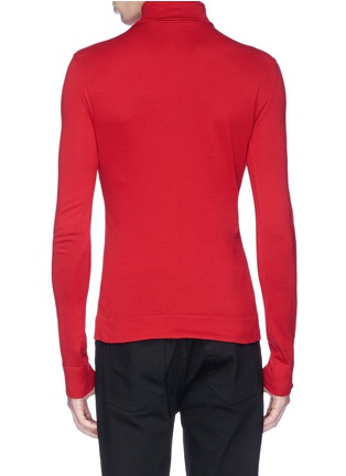 Back View - Click To Enlarge - CALVIN KLEIN 205W39NYC - Turtleneck long sleeve T-shirt