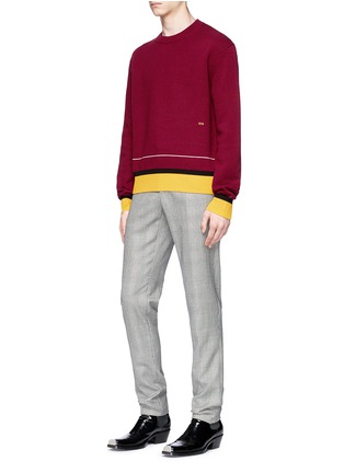 Figure View - Click To Enlarge - CALVIN KLEIN 205W39NYC - Contrast finishing sweater