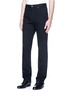 Front View - Click To Enlarge - CALVIN KLEIN 205W39NYC - Logo patch straight leg jeans
