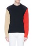 Main View - Click To Enlarge - CALVIN KLEIN 205W39NYC - Colourblock mix knit sweater