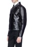 Detail View - Click To Enlarge - CALVIN KLEIN 205W39NYC - Removable lamb fur collar leather jacket