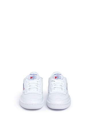 Front View - Click To Enlarge - REEBOK - 'Club C 85' leather sneakers