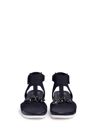 Front View - Click To Enlarge - ASH - 'Osiris Flowers' embellished sandals