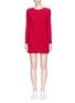 Main View - Click To Enlarge - NORMA KAMALI - 'Long Sleeve Twist Mini' ruched skirt