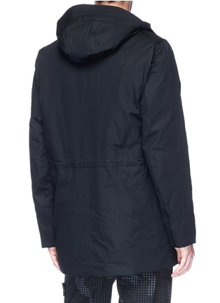 Back View - Click To Enlarge - STONE ISLAND - PrimaLoft® padded water repellent Supima cotton parka