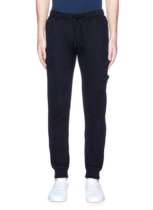 Main View - Click To Enlarge - STONE ISLAND - Fleece lined jogging pants