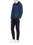 Figure View - Click To Enlarge - STONE ISLAND - Fleece lined jogging pants