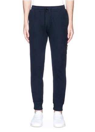 Main View - Click To Enlarge - STONE ISLAND - Fleece lined jogging pants